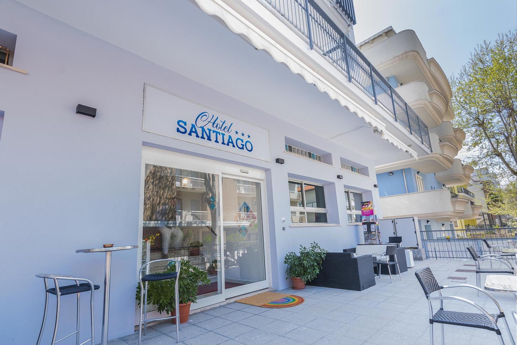Hotel Santiago リミニ エクステリア 写真
